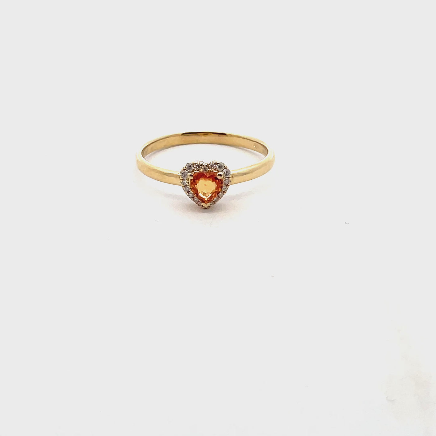"Amara" – 18kt Gelbgold Saphir-Diamant-Ring