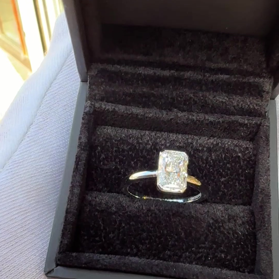 Eve & Rose – Lab-Grown Diamant Ring 1,52 ct Radiant-Schliff